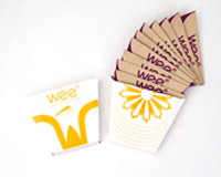 pack of 10 wee with instruction sheet